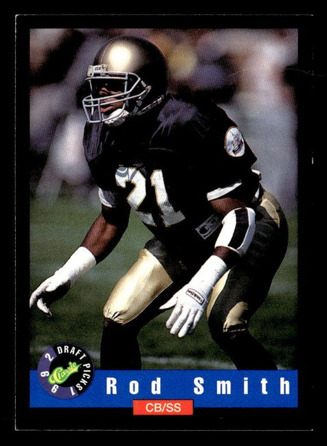 1992 Classic Draft Picks Rod Smith Football Card #84