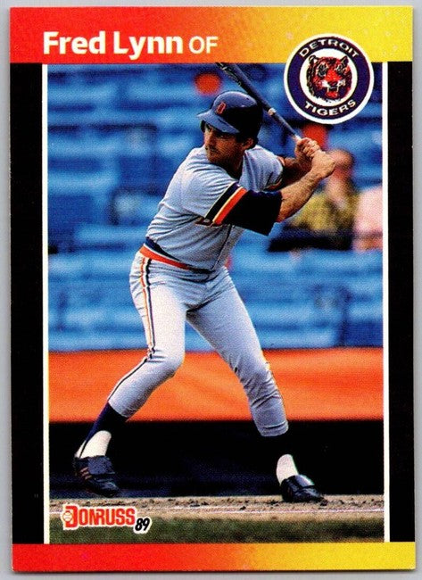 1989 Donruss Fredric (Fred) Michael Lynn Baseball Card #563
