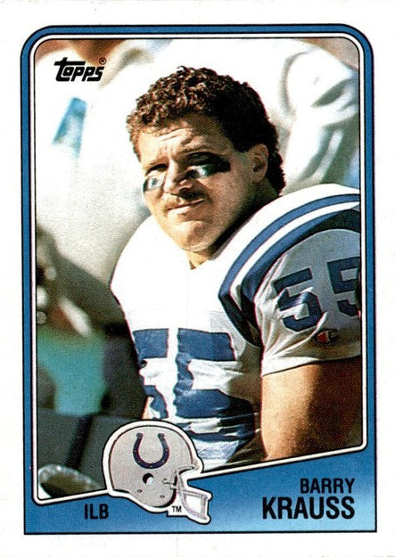 1988 Topps Barry Krauss Football Card #127