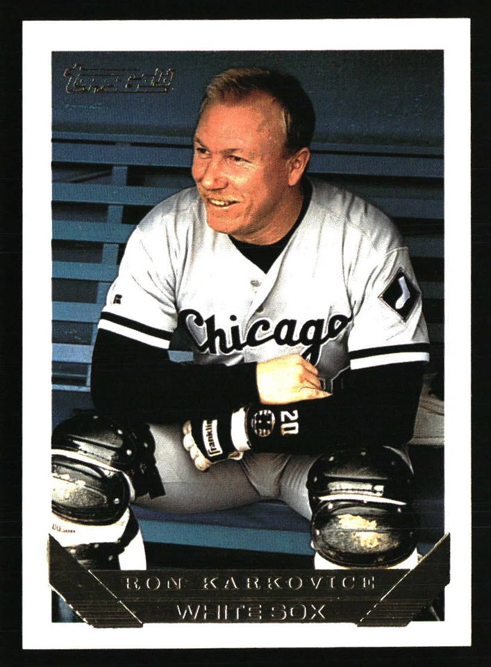 1993 Topps Ron Karkovice Baseball Card #286