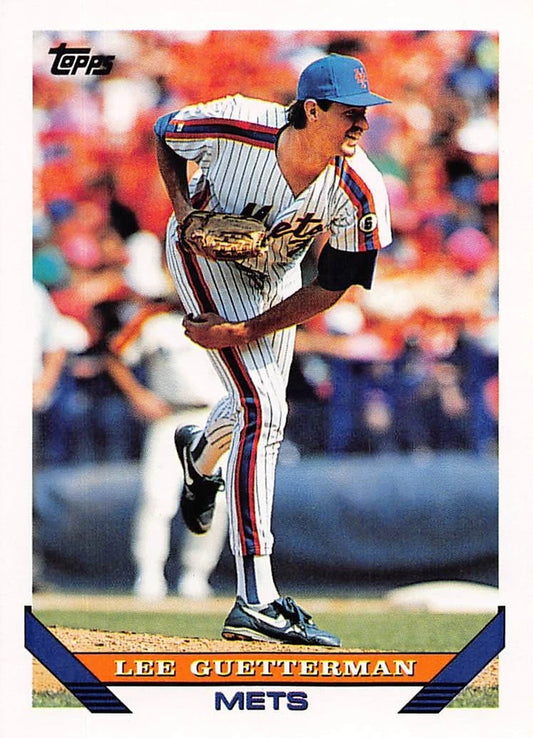 1993 Topps Lee Guetterman Baseball Card #134