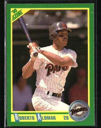 1990 Score Roberto Alomar Baseball Card #12