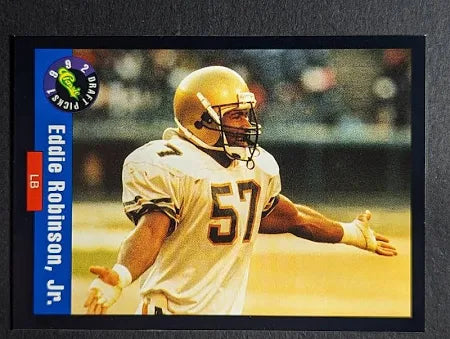 1992 Classic Draft Picks Eddie Robinson Football Card #91