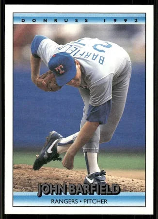 1992 Donruss John David Barfield Baseball Card #168