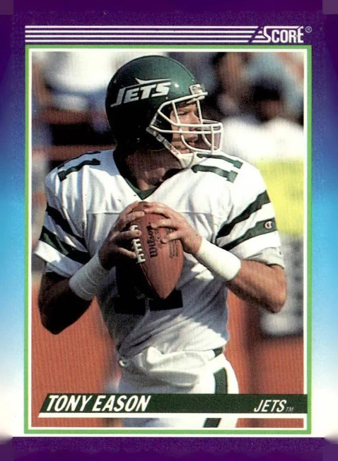 1990 Score Tony Eason Football Card #527