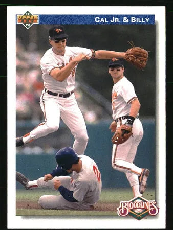 1992 Upper Deck Cal J.R. & Billy Baseball Card #82