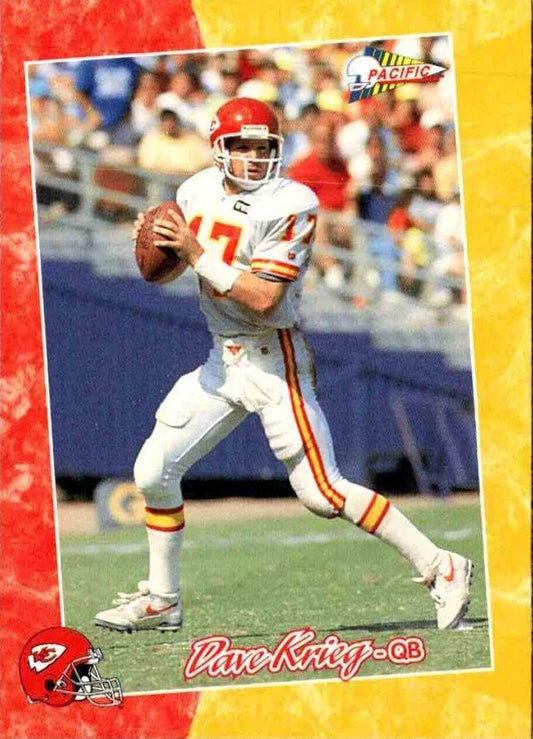 1993 Pacific Dave Krieg Football Card #340