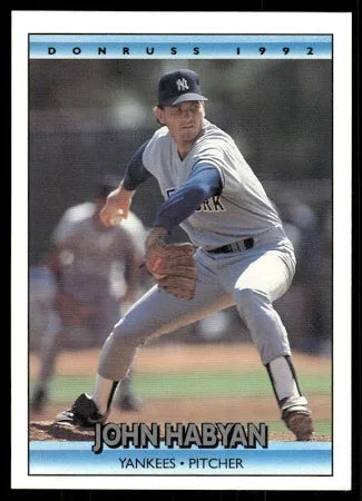 1992 Donruss John Gabriel Habyan Baseball Card #32