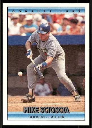 1992 Donruss Michael Lorri Scioscia Baseball Card #480