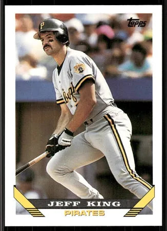 1993 Topps Jeff King Baseball Card #136