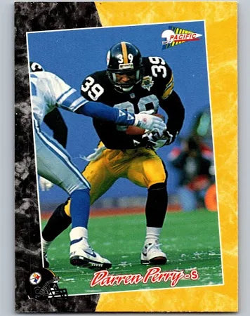 1993 Pacific Darren Perry Football Card #278