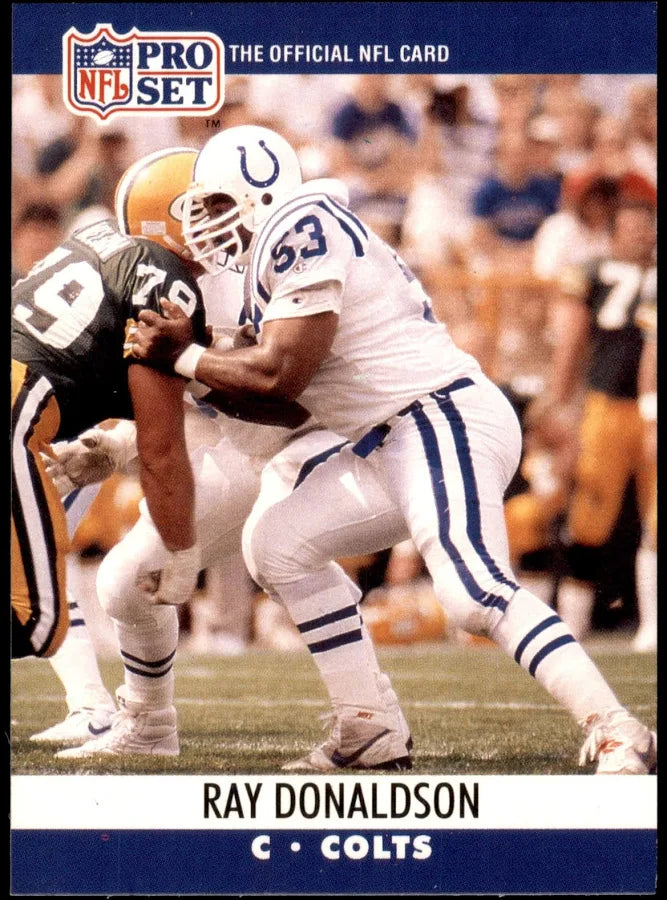 1990 NFL Pro Set Ray Donaldson Football Card #523