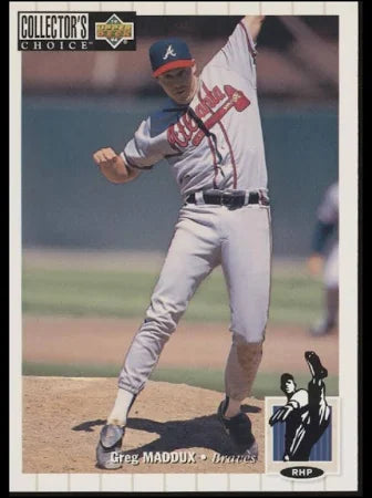 1993 Upper Deck Collectors Choice Greg Maddux Baseball Card #183