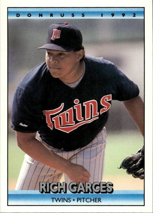 1992 Donruss Richard Aron Garces Baseball Card #516