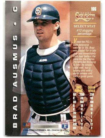 1994 Score Select Brad Ausmus Baseball Card #106