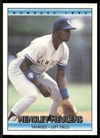 1992 Donruss Hensley Filemon Meulens Baseball Card #711