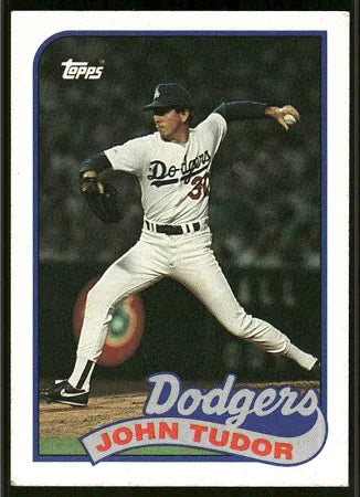 1989 Topps John Tudor Baseball Card #697