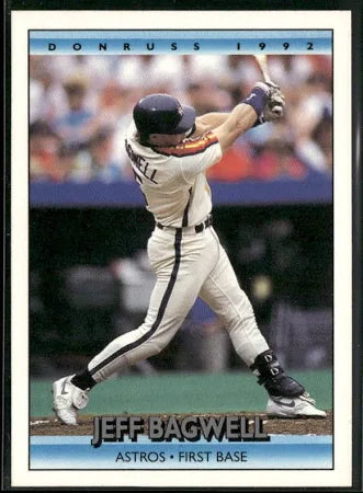 1992 Donruss Jeffrey Robert Bagwell Baseball Card #358