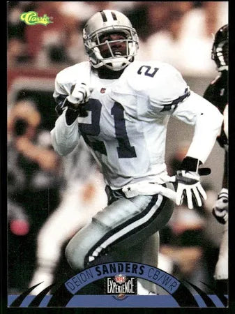 1995 Classic Deion Sanders Football Card #80