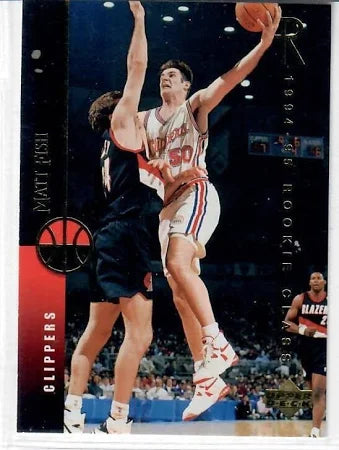 1995 Upper Deck 1994-1995 Rookie Class Matt Fish Basketball Card #258