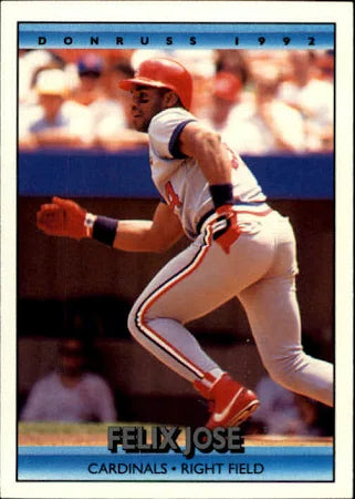 1992 Donruss Domingo Felix Jose Baseball Card #233