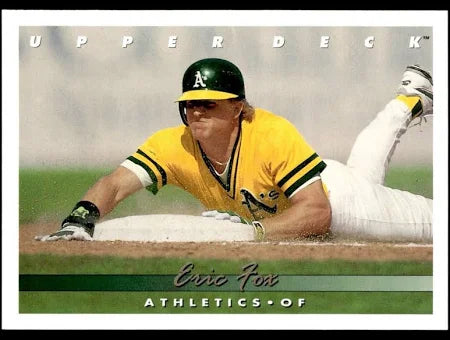 1993 Upper Deck Eric Fox Baseball Card #781