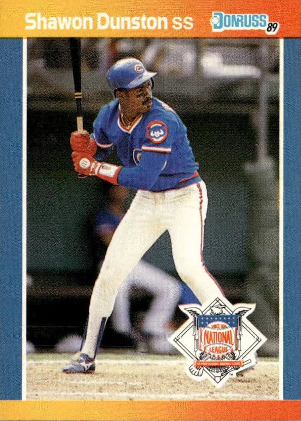 1989 Donruss Shawon Donnell Dunston Baseball Card #43