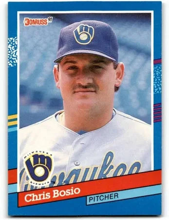 1991 Donruss Christopher (Chris) Louis Bosio Baseball Card #160
