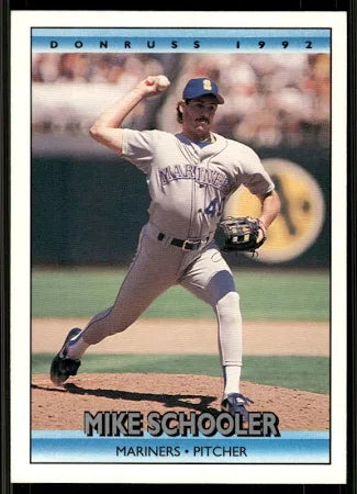 1992 Donruss Michael Ralph Schooler Baseball Card #444