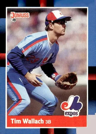 1988 Donruss Timothy Charles Wallach Baseball Card #222