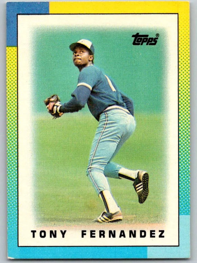 1990 Topps Major League Leaders Tony Fernandez Baseball Card #42