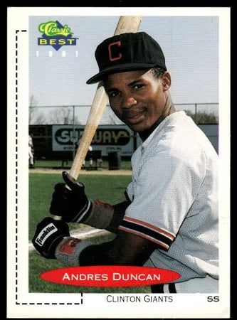 1991 Classic Andres Duncan Baseball Card #322