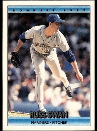 1992 Donruss Russell Howard Swan Baseball Card #382