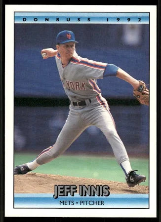 1992 Donruss Jeffrey David Innis Baseball Card #587