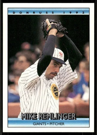 1992 Donruss Michael John Remlinger Baseball Card #336