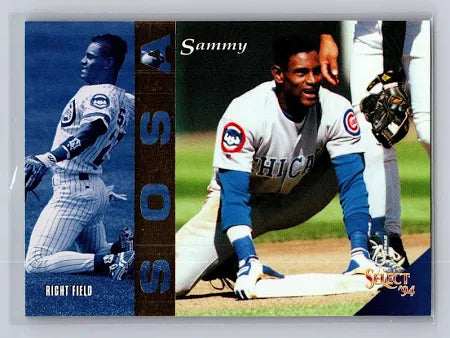 1994 Score Select Sammy Sosa Baseball Card #58