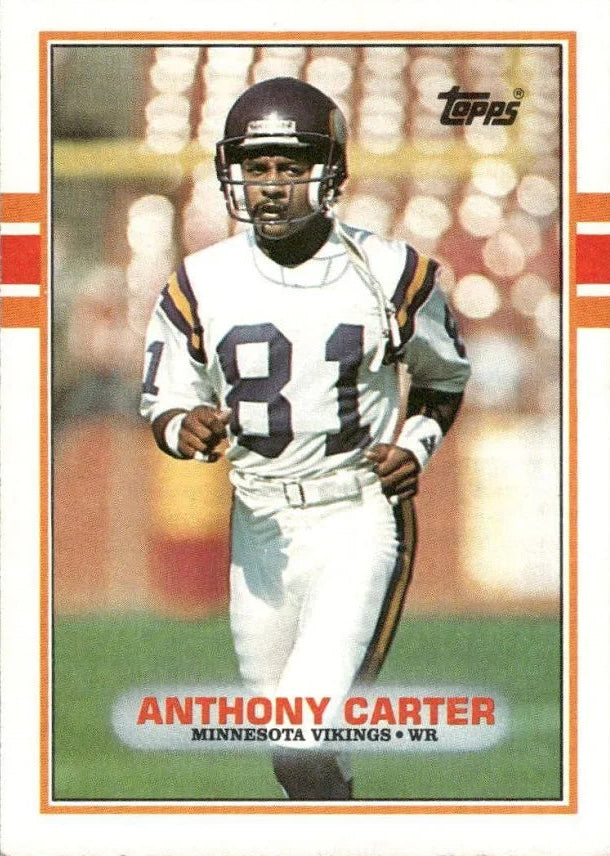1989 Topps Anthony Carter Football Card #79