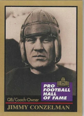 1991 Encor Corp Jimmy Conzelman Elected Hall of Fame 1964 Football Card #30