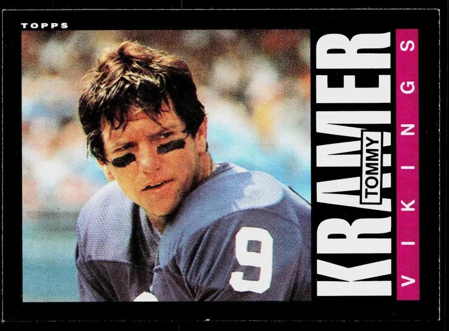 1985 Topps Tommy Kramer Football Card #94