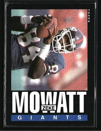 1985 Topps Zeke Mowatt Football Card #121