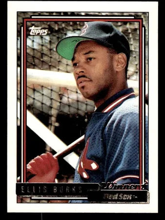 1992 Topps Ellis Burks Baseball Card #416