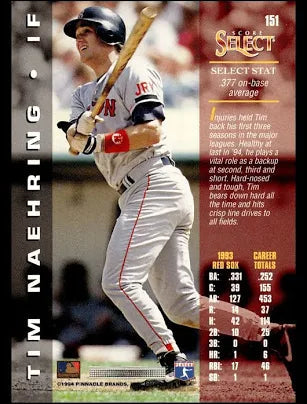 1994 Score Select Tim Naehring Baseball Card #151