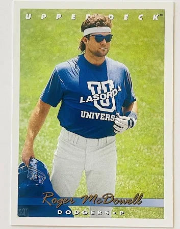 1993 Upper Deck Collectors Choice Roger McDowell Baseball Card #196