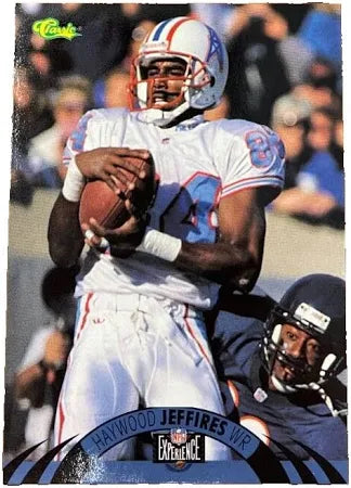 1995 Classic Haywood Jeffires Football Card #58