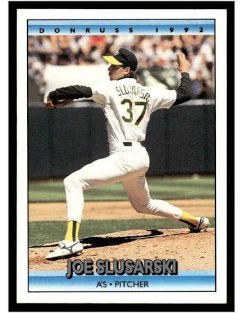 1992 Donruss Joseph Andrew Slusarski Baseball Card #626
