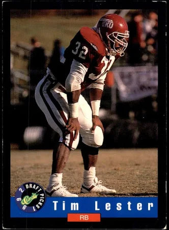 1992 Classic Draft Picks Tim Lester Football Card #88