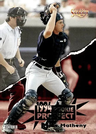 1994 Score Select 1994 Rookie Prospect Mike Matheny Baseball Card #204