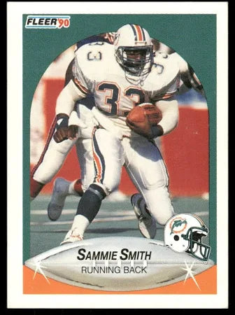 1990 Fleer Sammie Smith Football Card #247