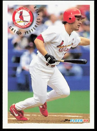 1993 Fleer Gregg Jefferies Baseball Card #633
