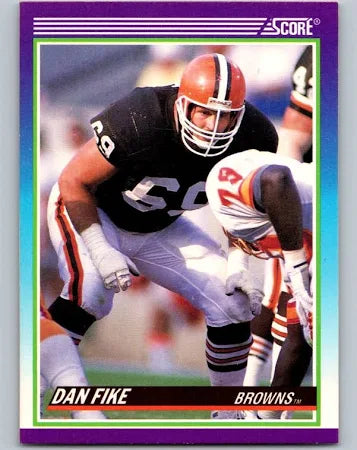 1990 Score Dan Fike Football Card #543
